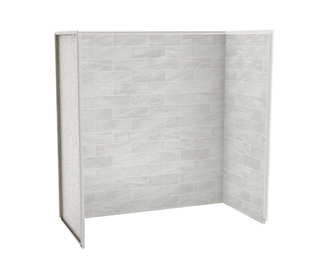 MAAX 103418-312-504 Utile 6032 Composite Direct-to-Stud Three-Piece Tub Wall Kit in Organik Permafrost