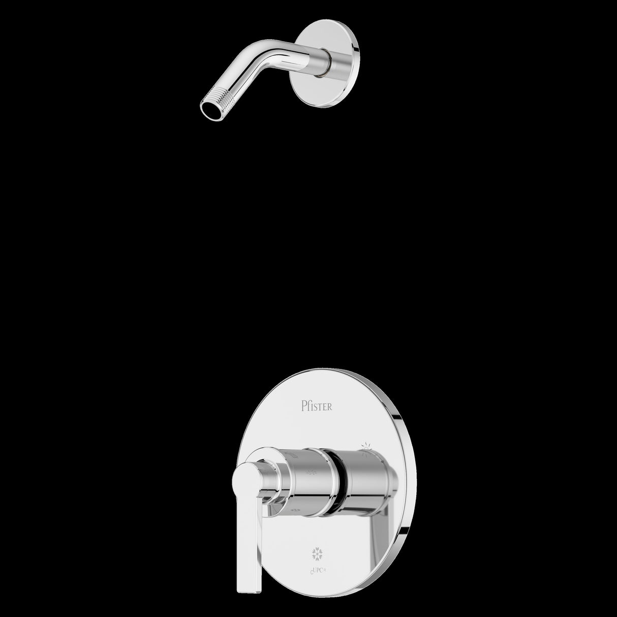 Colfax Shower trim, Showerhead not Included in Polished Chrome