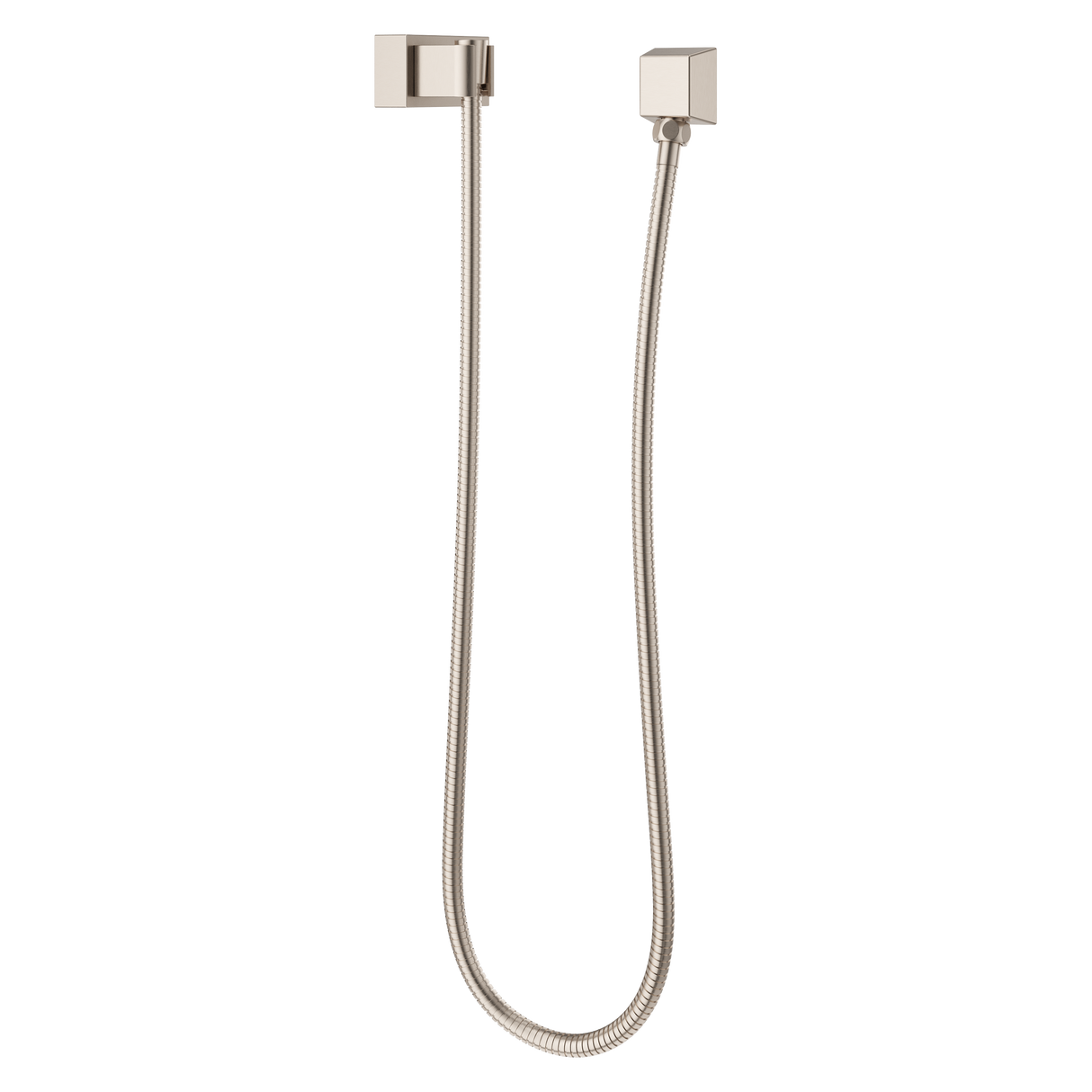 Modern Square 3-Piece Handheld Shower Kit with 60 in. Hose in Brushed Nickel