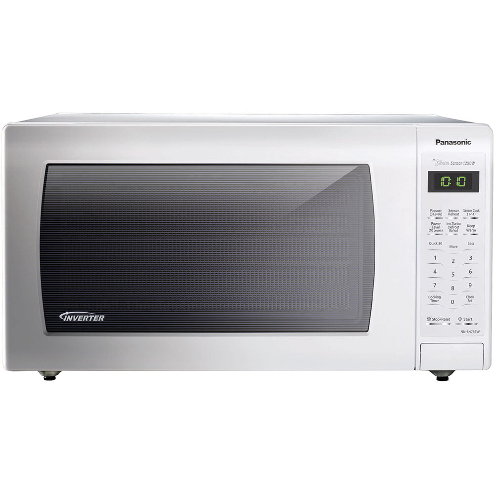 1.6 Cu. Ft., 1250 Watt, White Body & Door, 5 Button Panel PoshHaus
