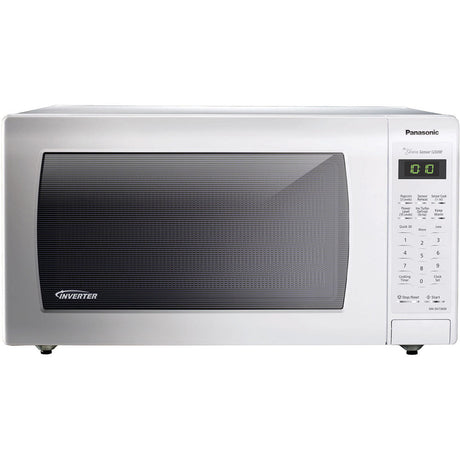 1.6 Cu. Ft., 1250 Watt, White Body & Door, 5 Button Panel PoshHaus