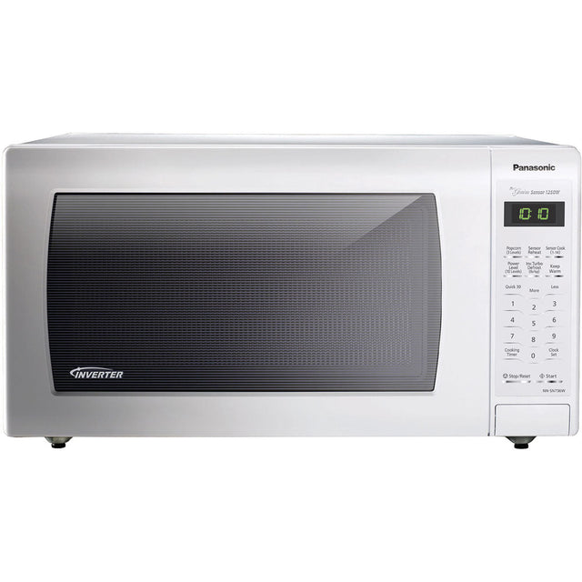 1.6 Cu. Ft., 1250 Watt, White Body & Door, 5 Button Panel PoshHaus