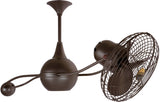Matthews Fan B2K-BZZT-MTL Brisa 360° counterweight rotational ceiling fan in Bronzette finish with metal blades.