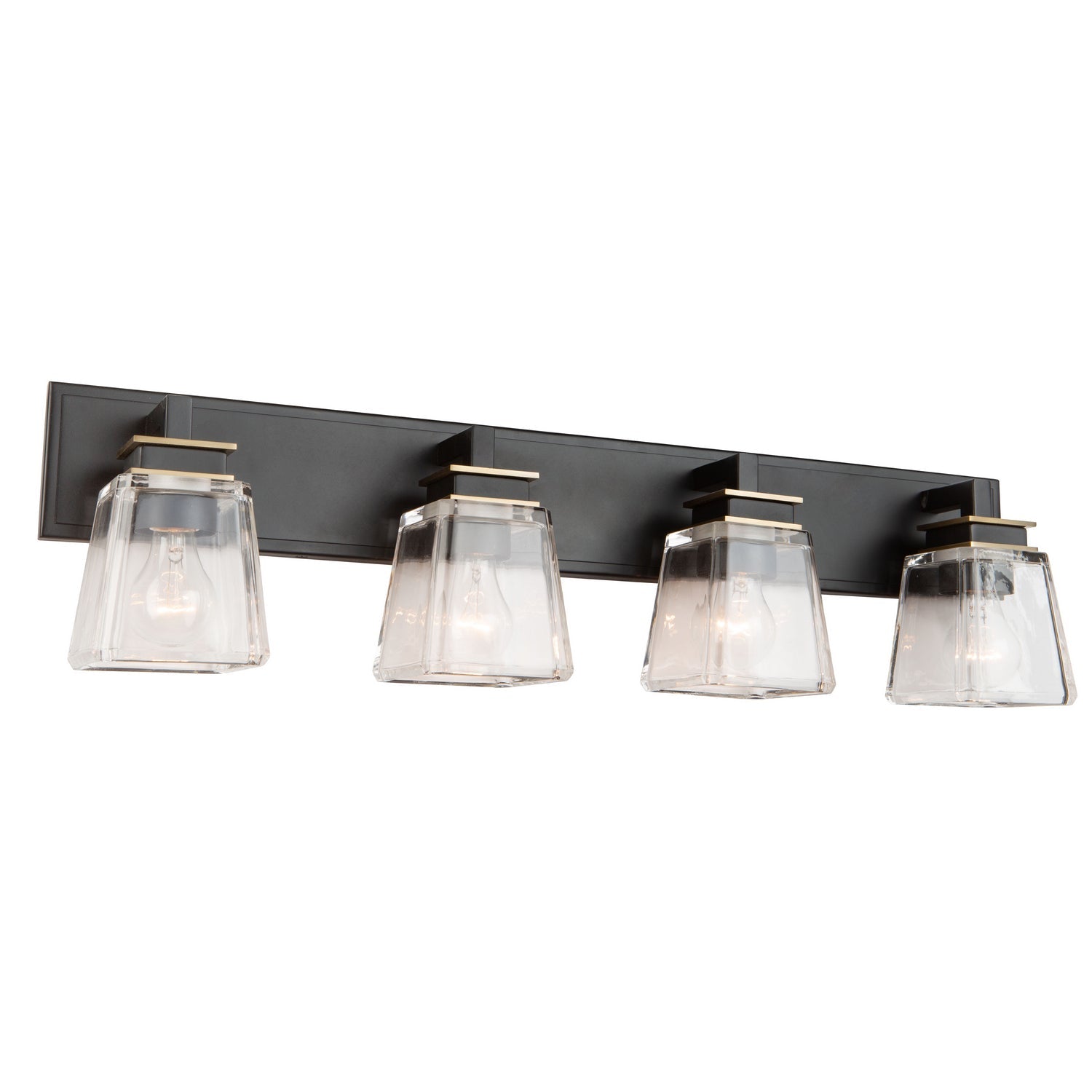 Eastwood Bathroom - Black & Brass / 3-Light