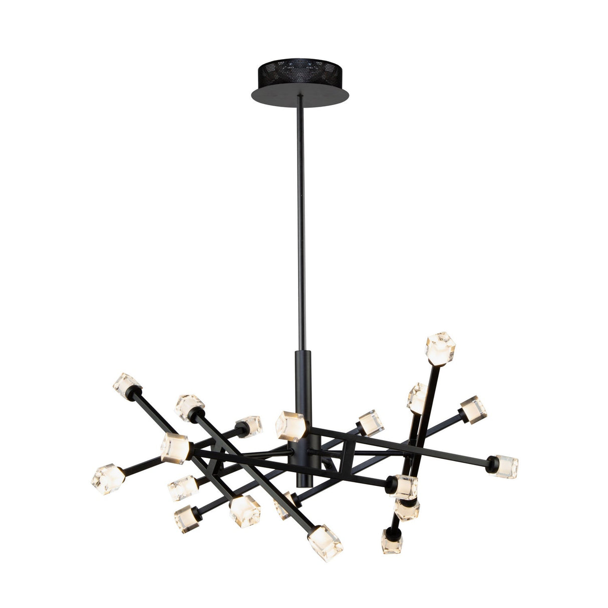 Batton Multi Light Pendant - Black / 19-Light