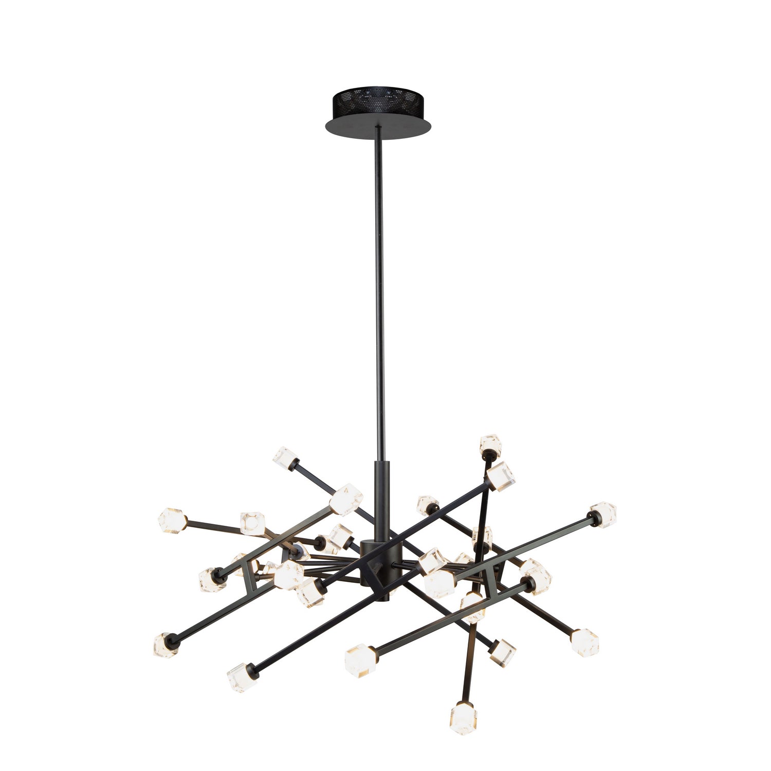 Batton Multi Light Pendant - Black / 30-Light