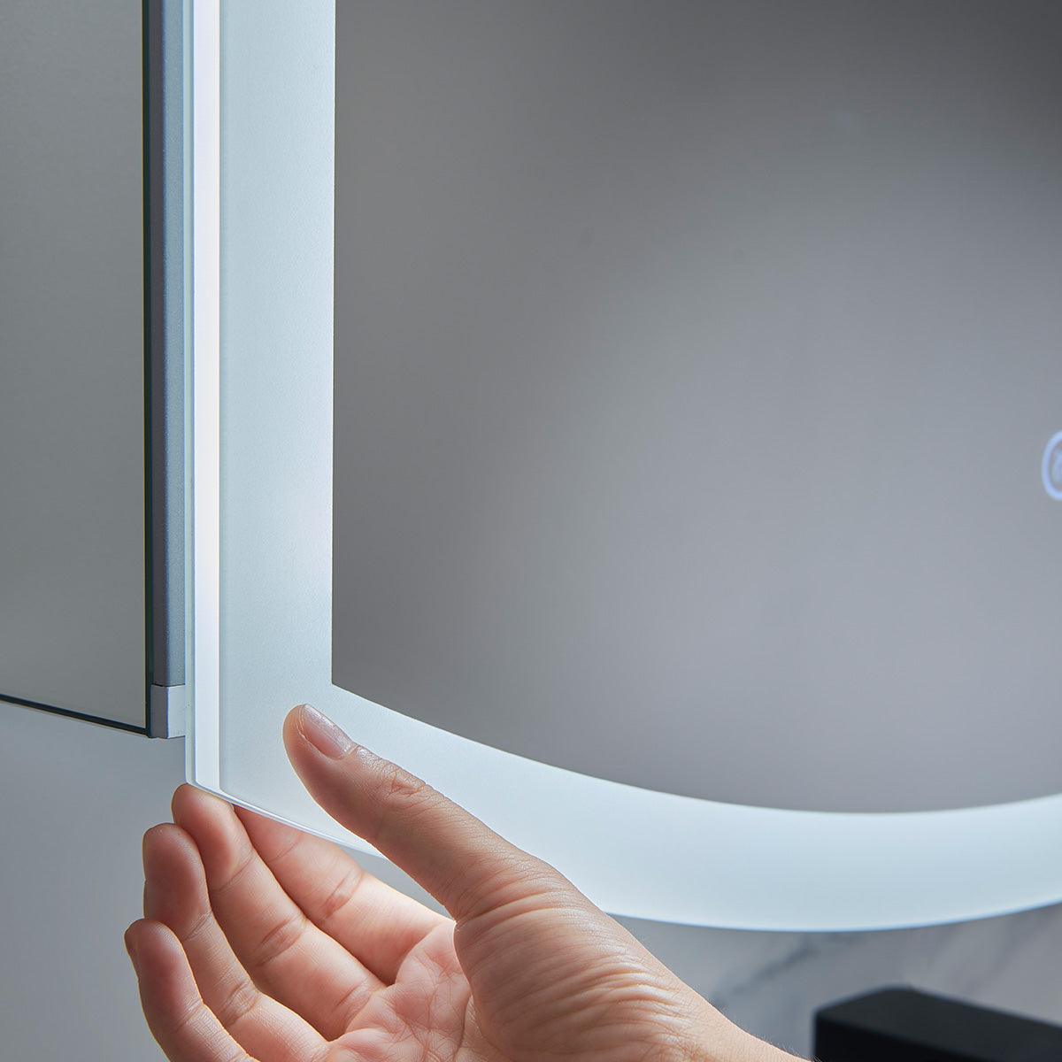 Blossom Castor 24″ LED Medicine Cabinet – Modern Innovation & Sleek Design