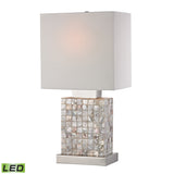 Elk 112-1155-LED Sterling 17'' High 1-Light Table Lamp - Chrome - Includes LED Bulb