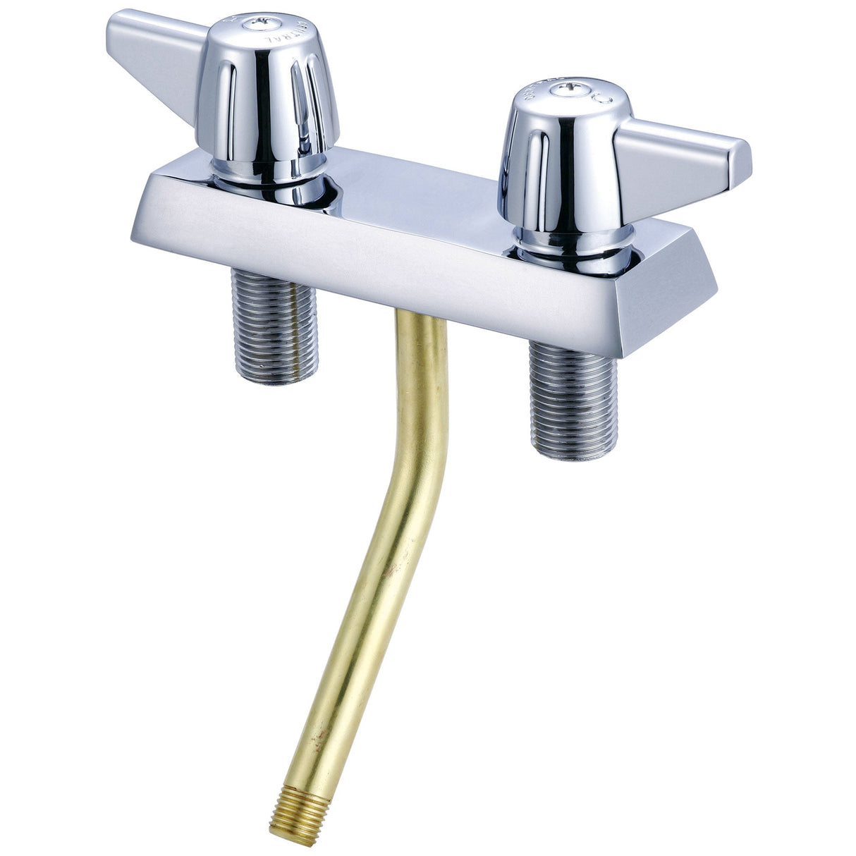 Central Brass 1132-B Two Handle Shampoo Faucet in Polished Chrome