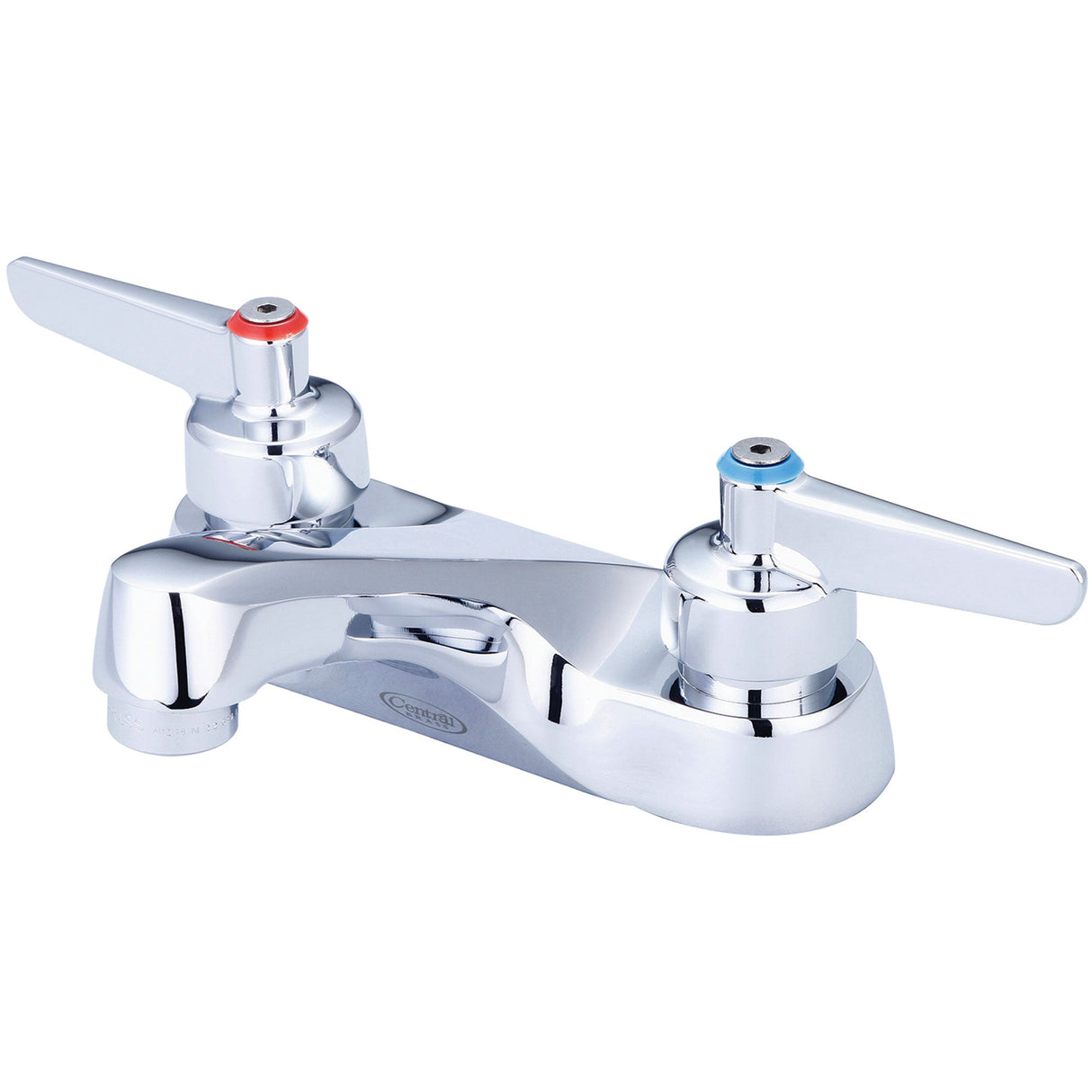 Central Brass 1133-LE Two Handle Lavatory Faucet in Polished Chrome
