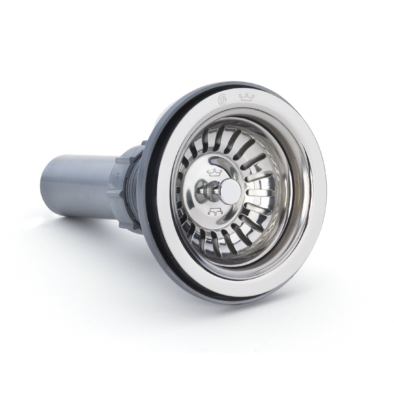 KINDRED 1135-CS Stainless Strainer Assembly in Clam Shell Packaging In Stainless Steel