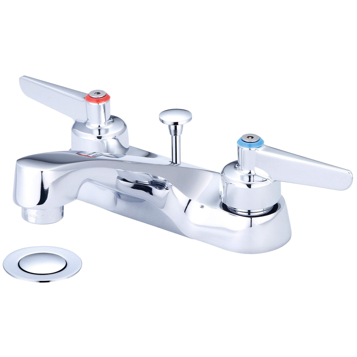 Central Brass 1137-DLE Two Handle Lavatory Faucet in Polished Chrome