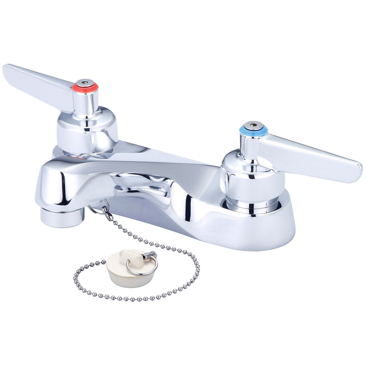 Central Brass 1138-LE Two Handle Lavatory Faucet in Polished Chrome