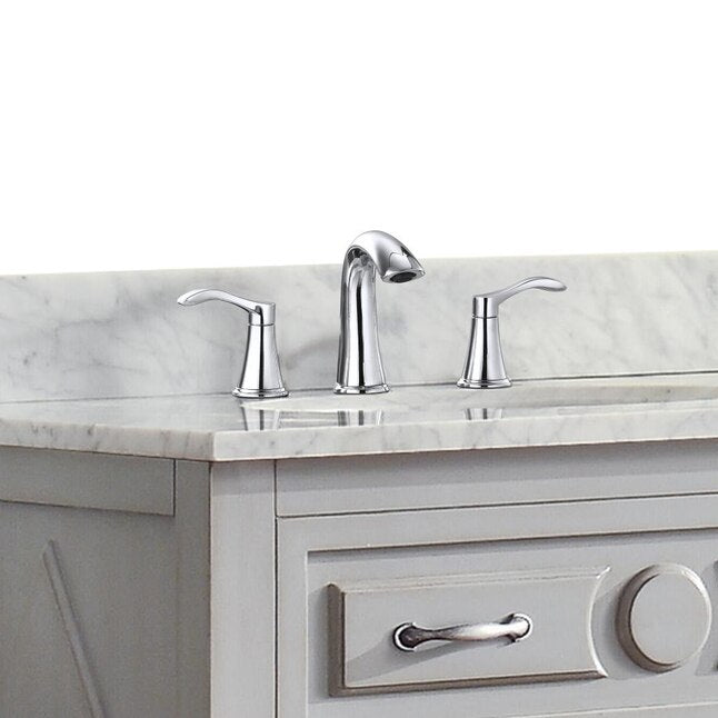 Avanity Mizuchi Polished Chrome 2-Handle 8-in Widespread WaterSense Bathroom Sink Faucet with Drain