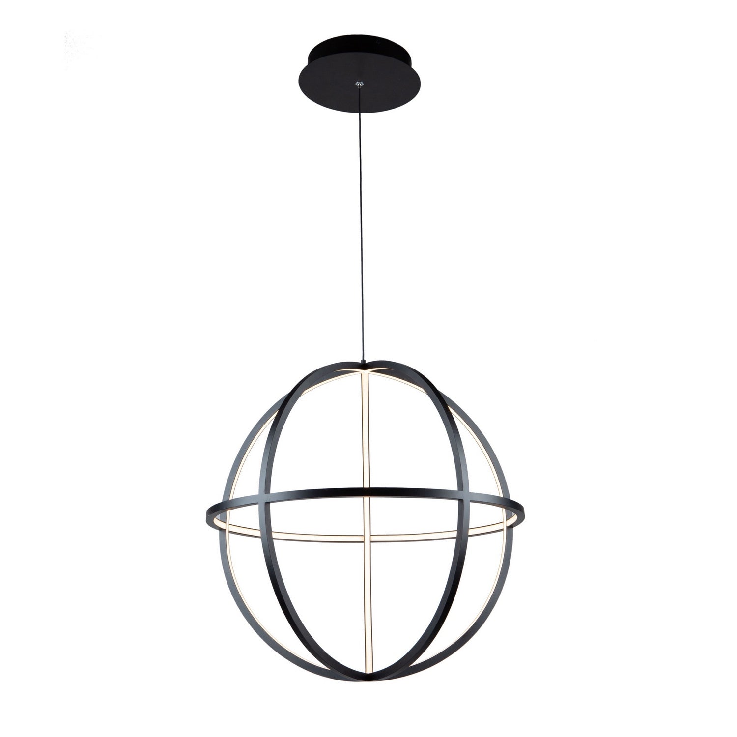 Celestial Orb Chandelier - Matte Black / 20.00