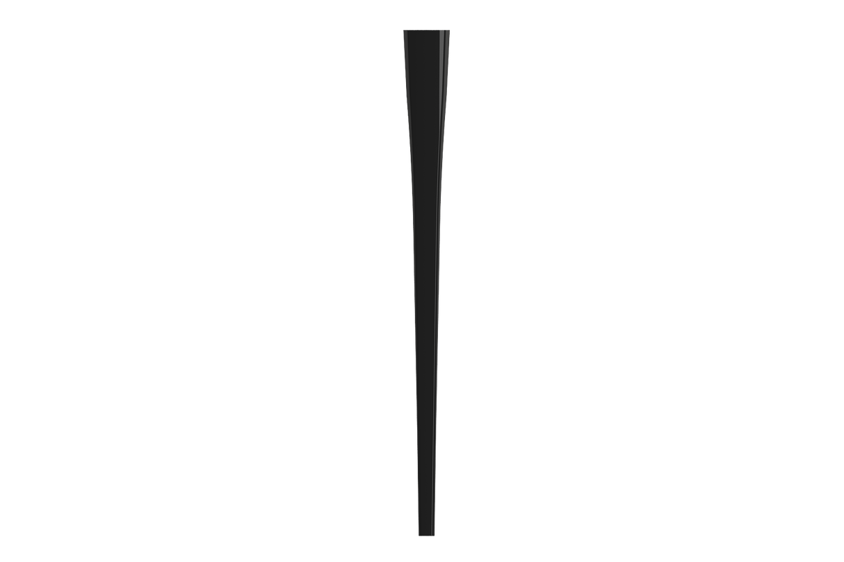 BOCCHI 1169-005-0320 Lavita Console Leg Set Fireclay 31 in. in Black