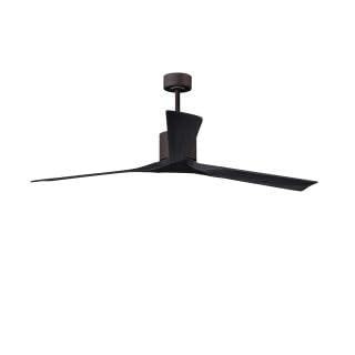 Matthews Fan NKXL-TB-WA-72 Nan XL 6-speed ceiling fan in Matte White finish with 72” solid walnut tone wood blades