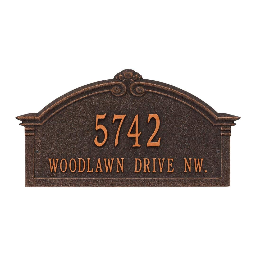 Whitehall 3135OB - Personalized Roselyn Arch Plaque - Grande - Wall - 2 Line