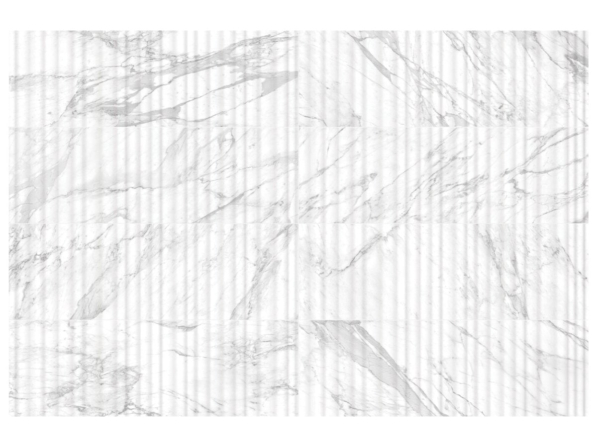 Anatolia Tile 12X36 Raffino Alto Bianco Matte 4000-0264-0 Bianco Vita Alto - premium natural stone mosaic tile from Anatolia Tile, available at PoshHaus showroom in Keene, NH