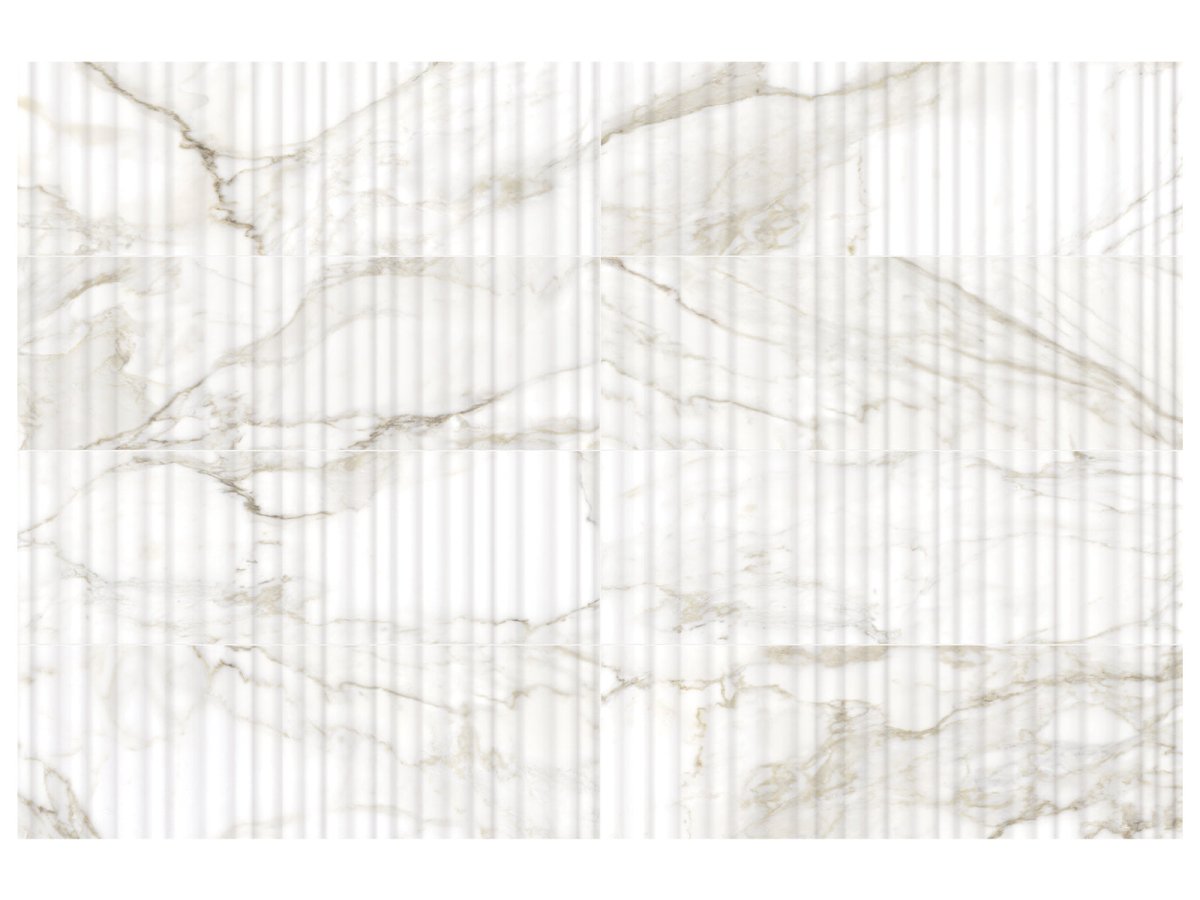 Anatolia Tile 12X36 Raffino Alto Calacatta Matte 4000-0266-0 Onyx Suave Alto - premium natural stone mosaic tile from Anatolia Tile, available at PoshHaus showroom in Keene, NH