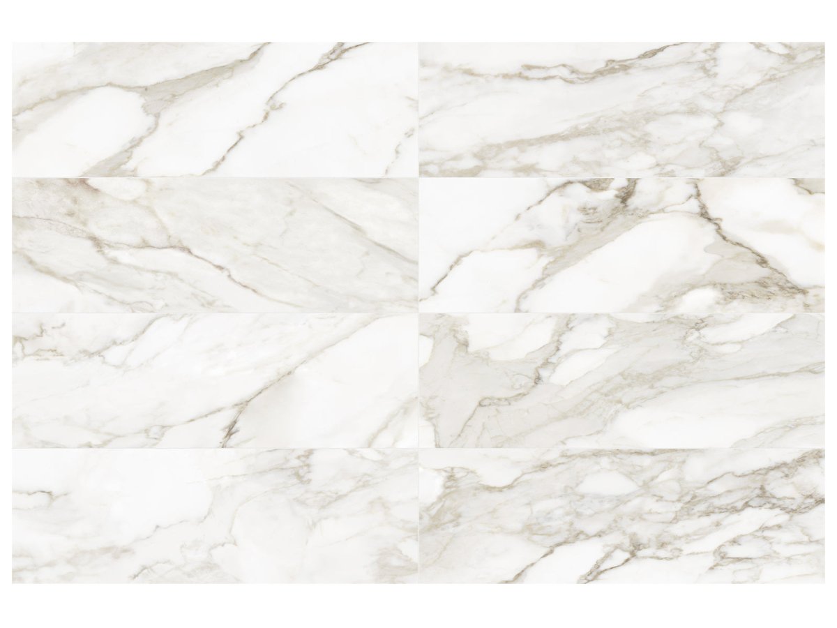 Anatolia Tile 12X36 Raffino Plane Calacatta Matte 4000-0274-0 Onyx Suave - premium natural stone mosaic tile from Anatolia Tile, available at PoshHaus showroom in Keene, NH