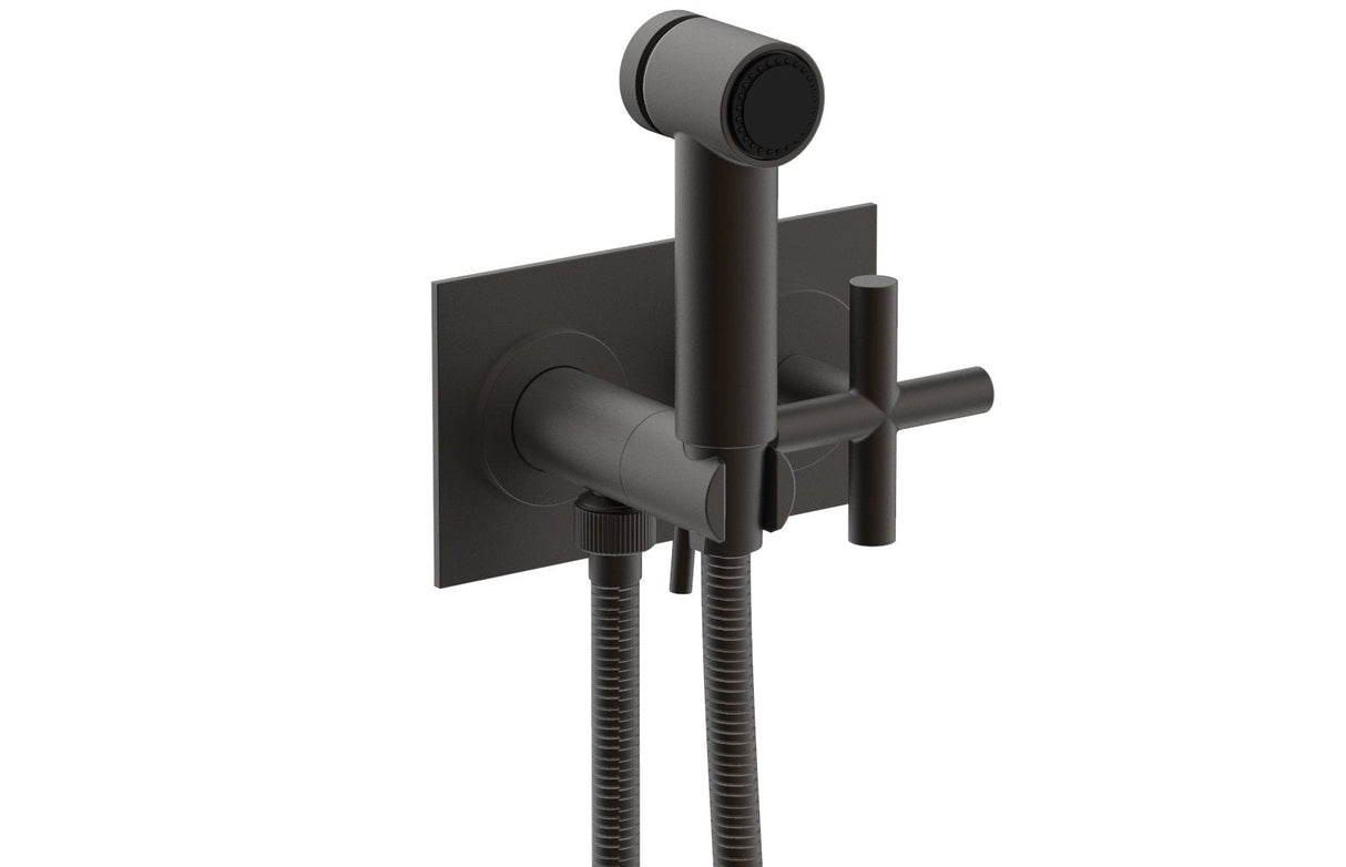 Phylrich 120-64-10B TRANSITION - Wall Mounted Bidet, Cross Handle 120-64 - Oil Rubbed Bronze