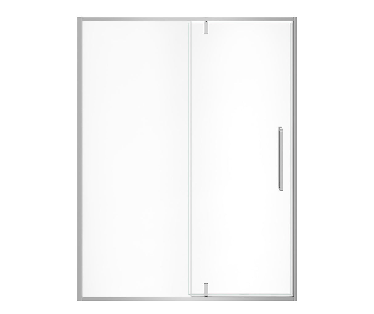 MAAX 135326-900-084-000 Uptown 57-59 x 76 in. 8 mm Pivot Shower Door for Alcove Installation with Clear glass in Chrome