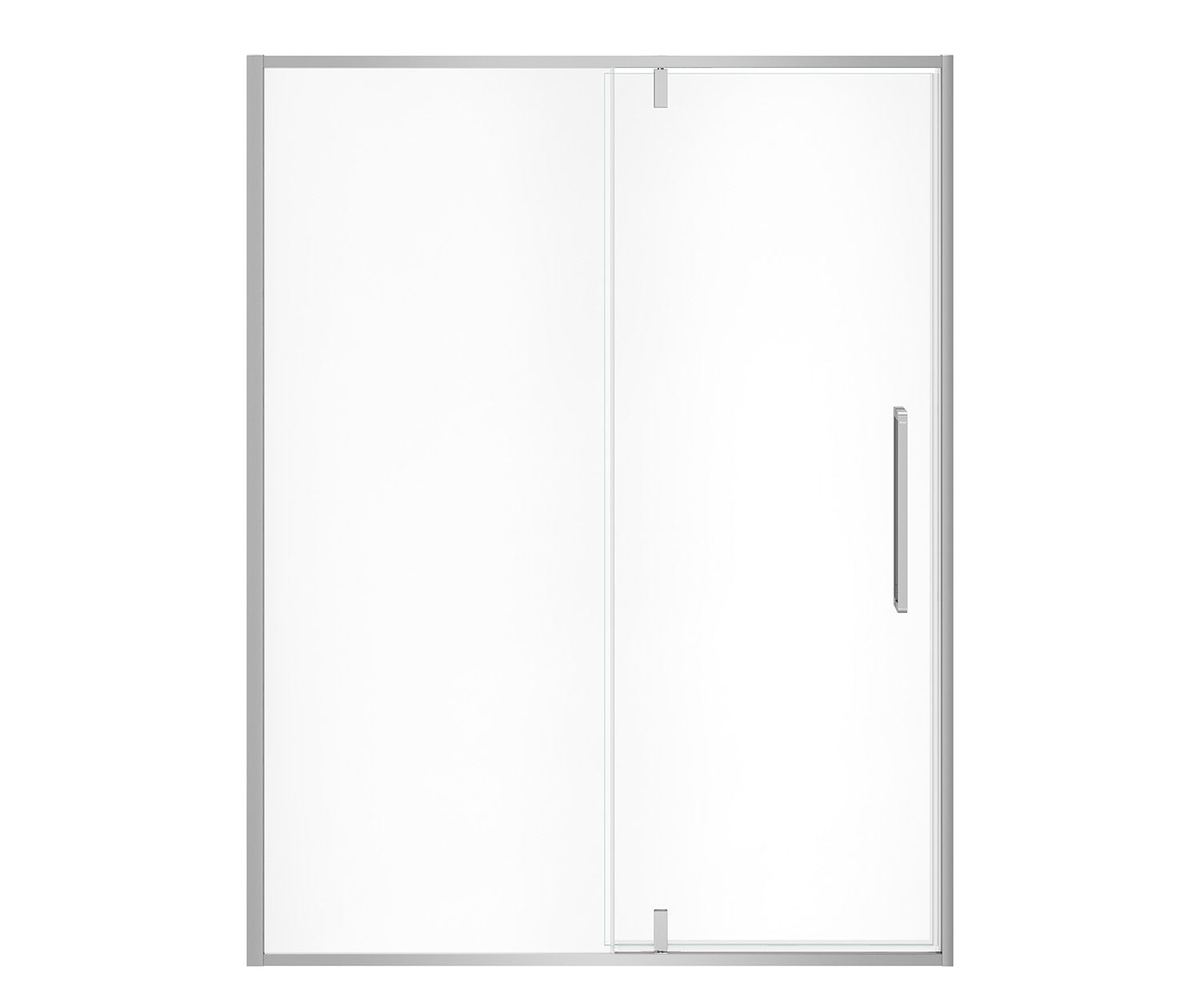 MAAX 135326-900-084-000 Uptown 57-59 x 76 in. 8 mm Pivot Shower Door for Alcove Installation with Clear glass in Chrome