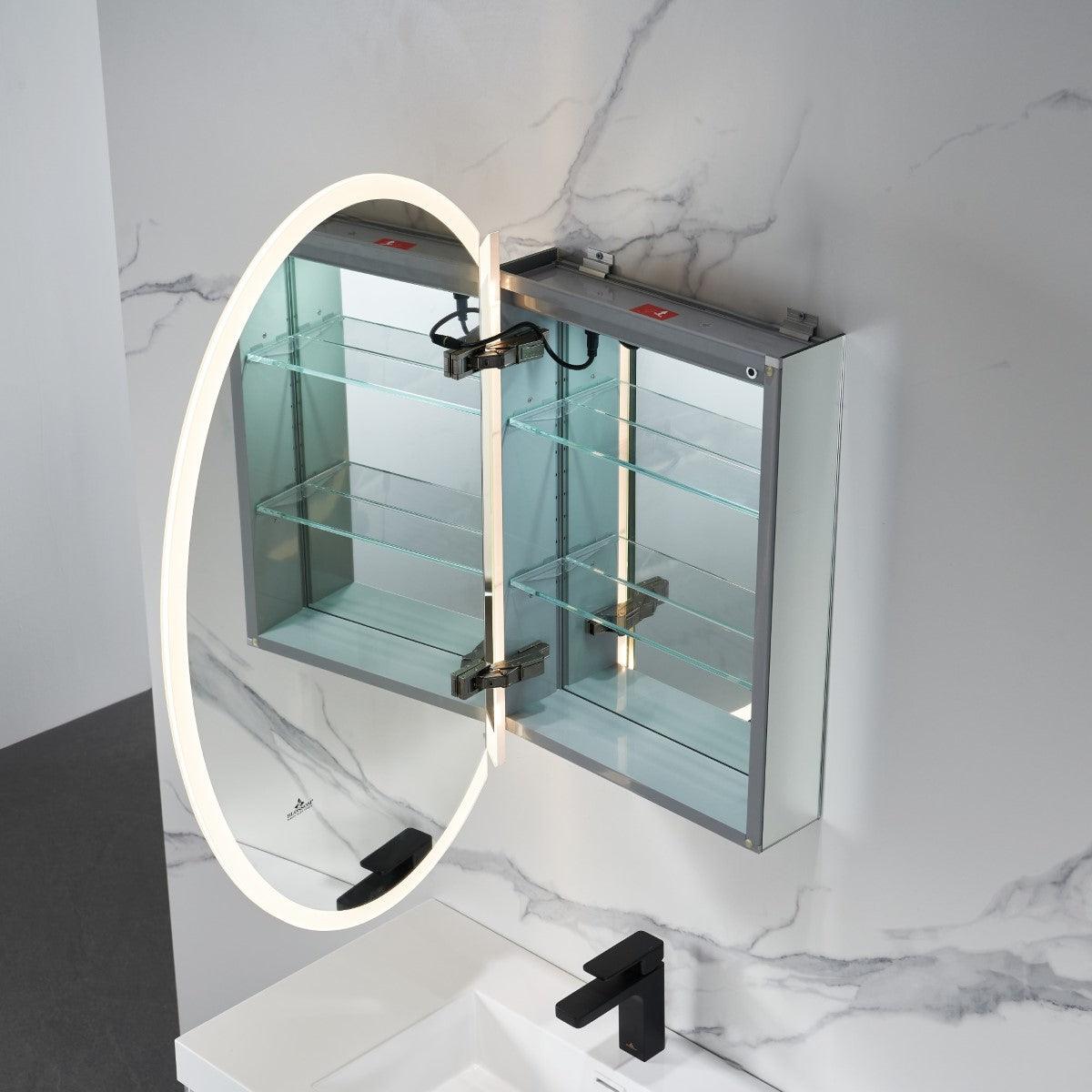 Blossom Spica 24″ Oval LED Medicine Cabinet, Elegant & Smart