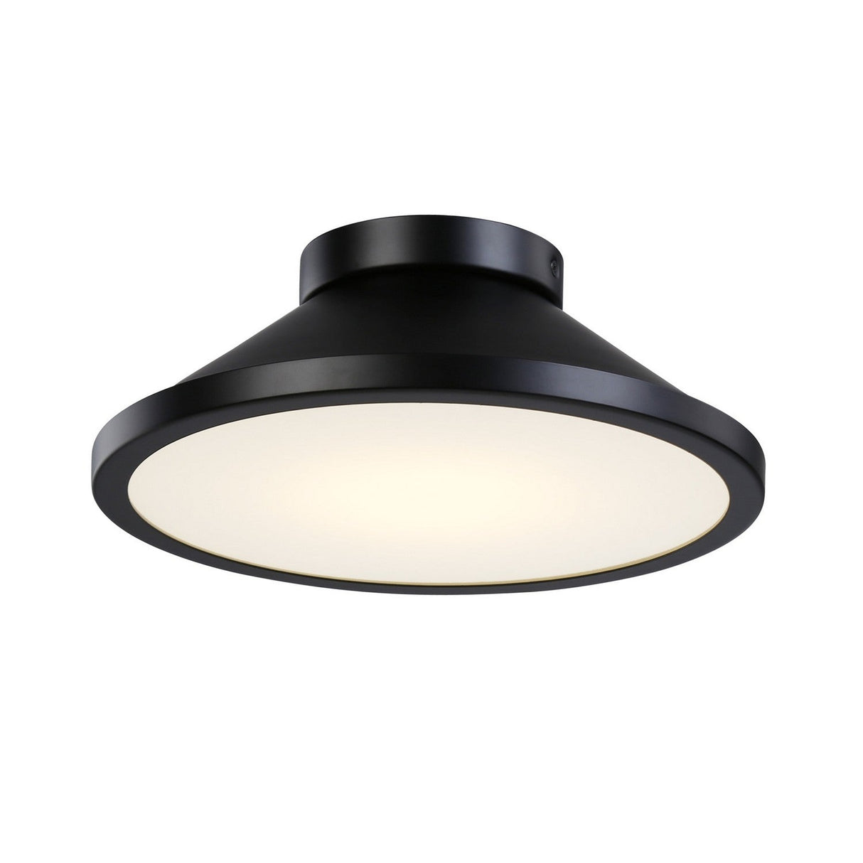 Lucida Ceiling Flush Light - Black