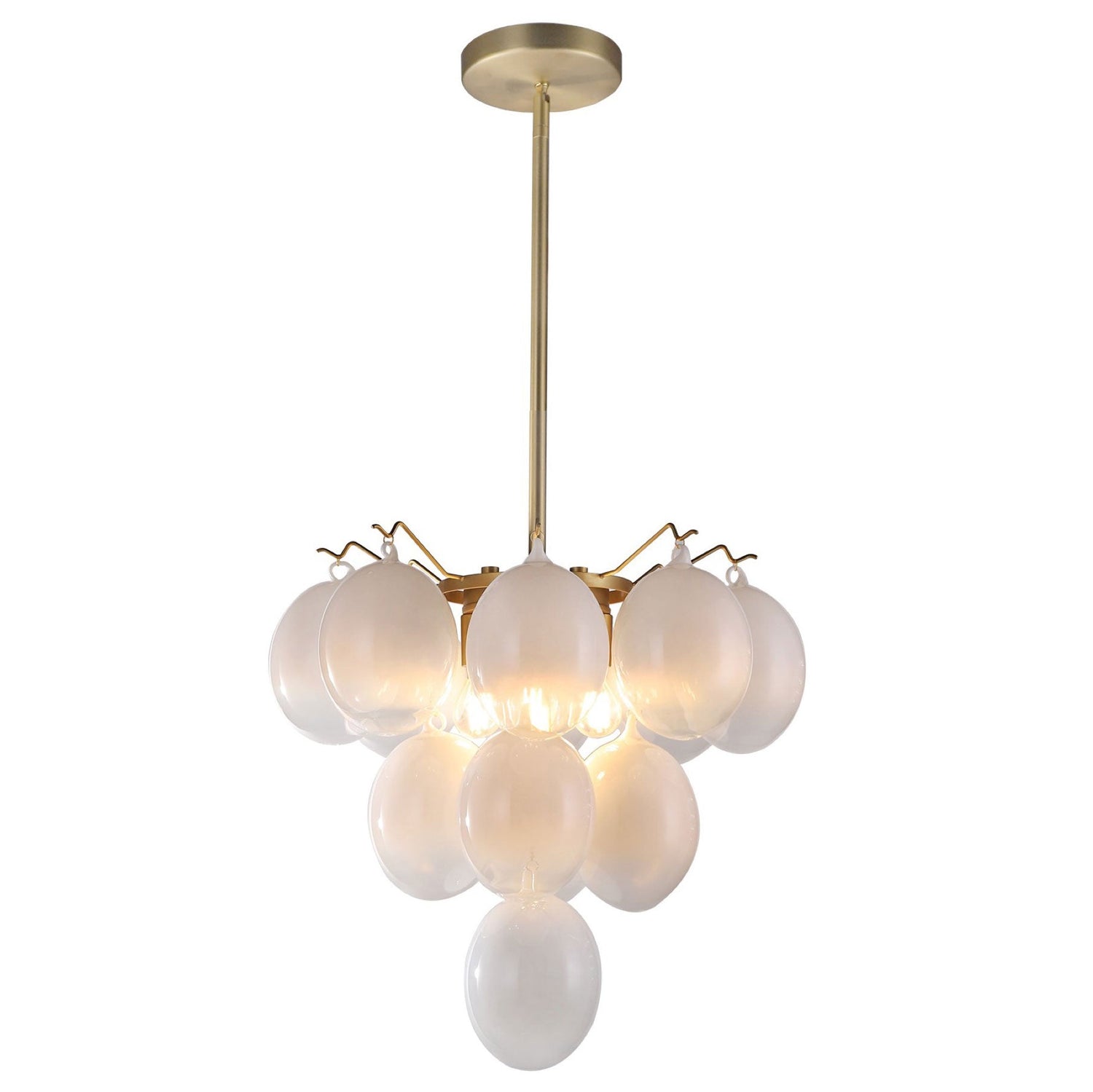 Globo Chandelier - Ombre White / 18.00