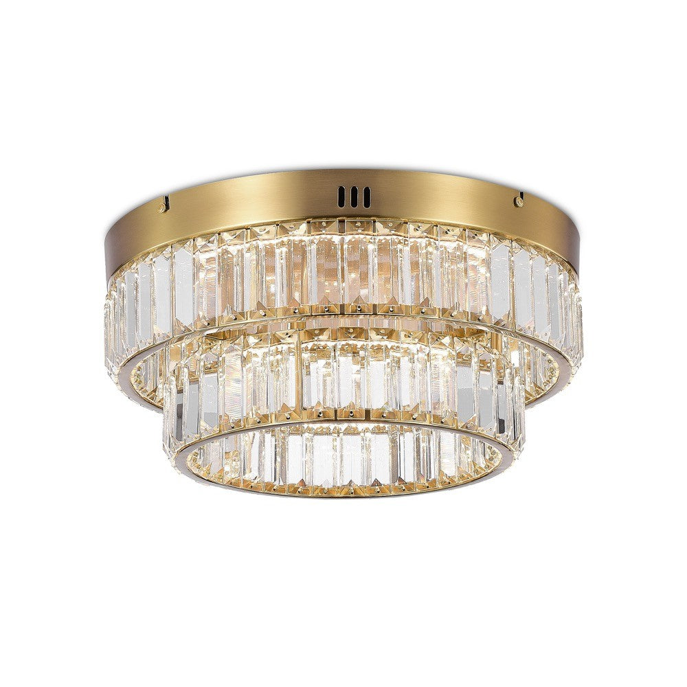 Stella LED Flush Mount - Brushed Brass / 15.74