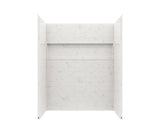 Swanstone NexTile 6032 Direct-to-Stud Four-Piece Alcove Shower Wall Kit in Carrara SE6032S.221