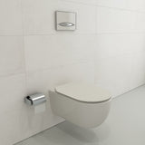 BOCCHI 1416-014-0129 Vettore Wall-Hung Toilet Bowl in Biscuit