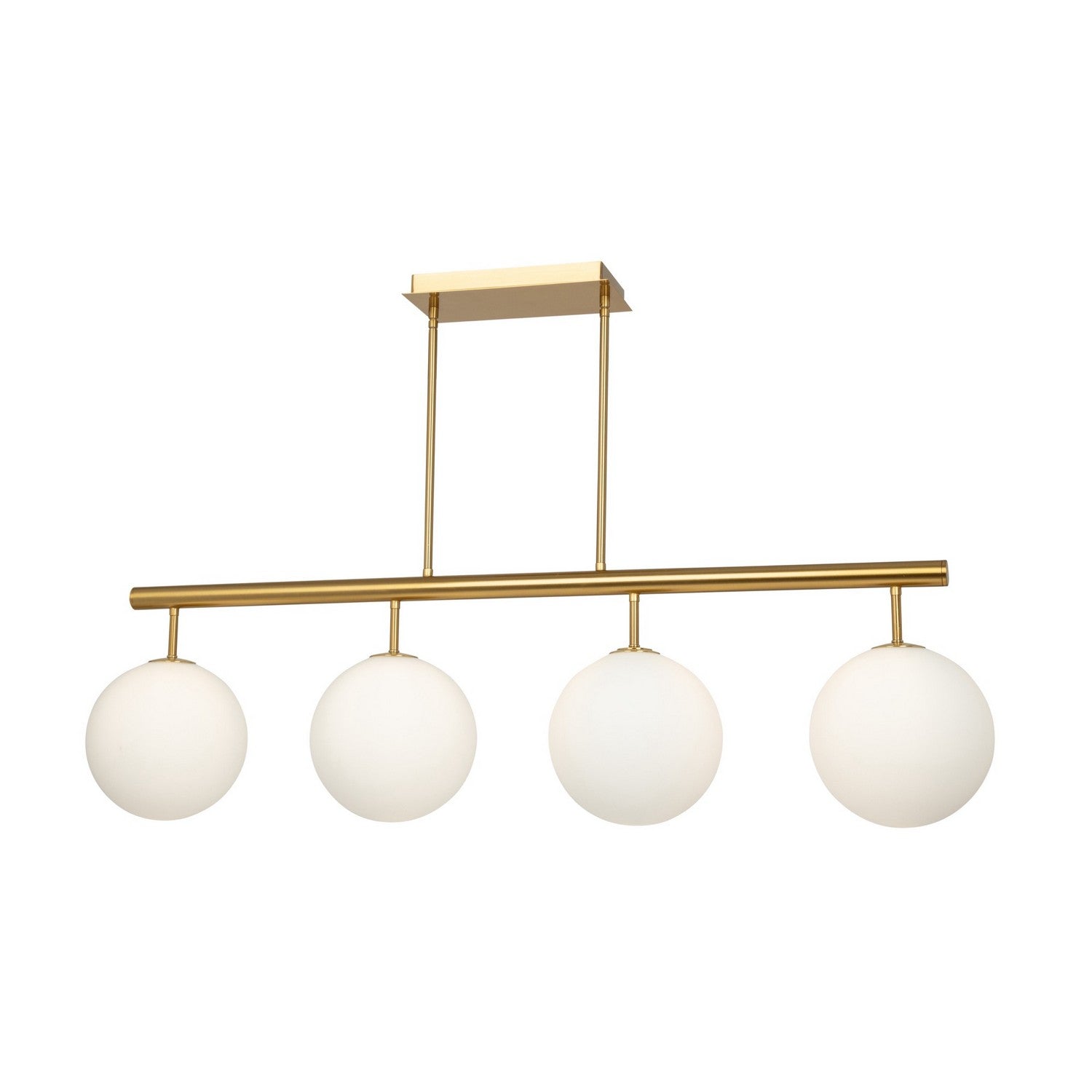 Aurelia Linear Chandelier - Brass / 43.00