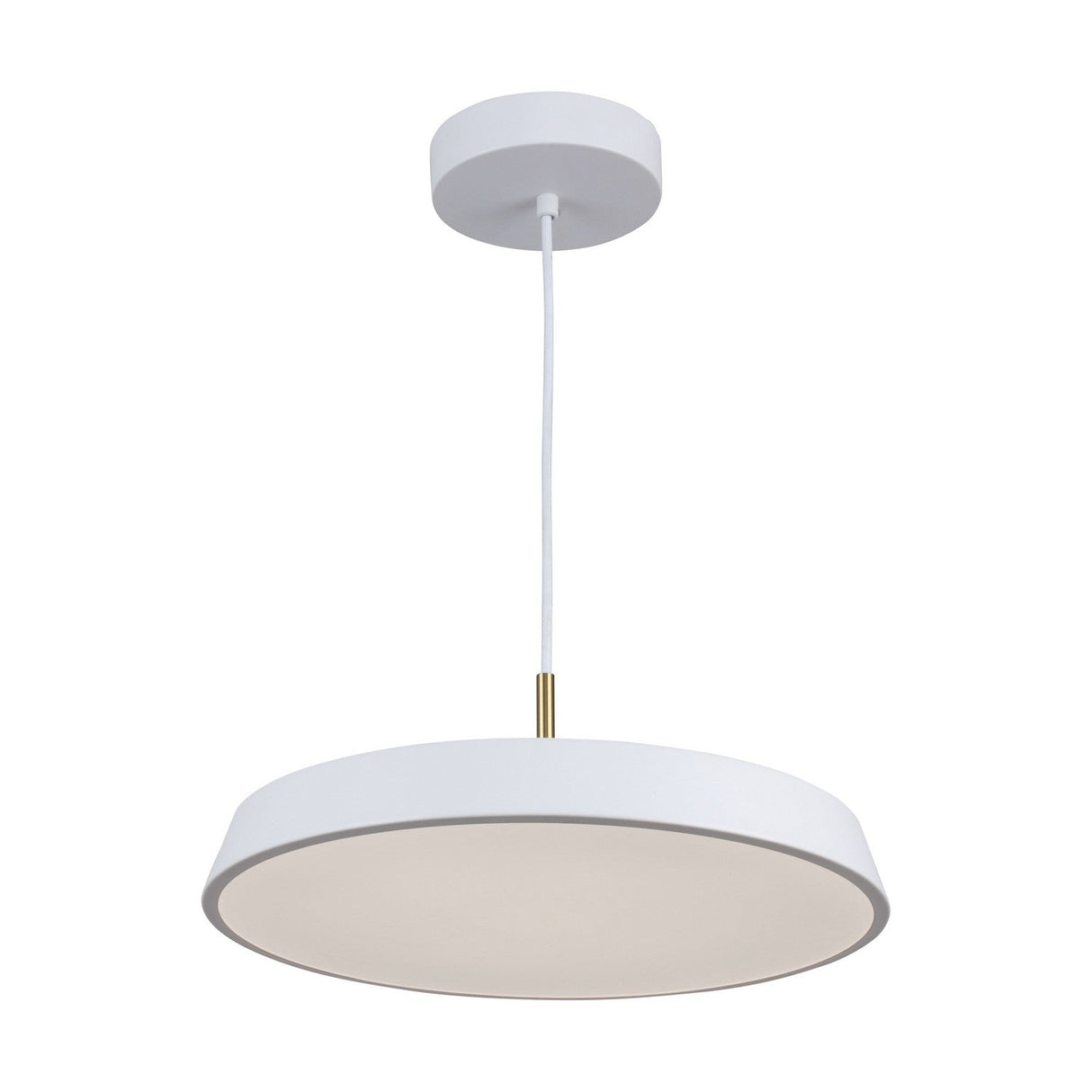 Lazio Square Ceiling Flush Light - White / 16.00