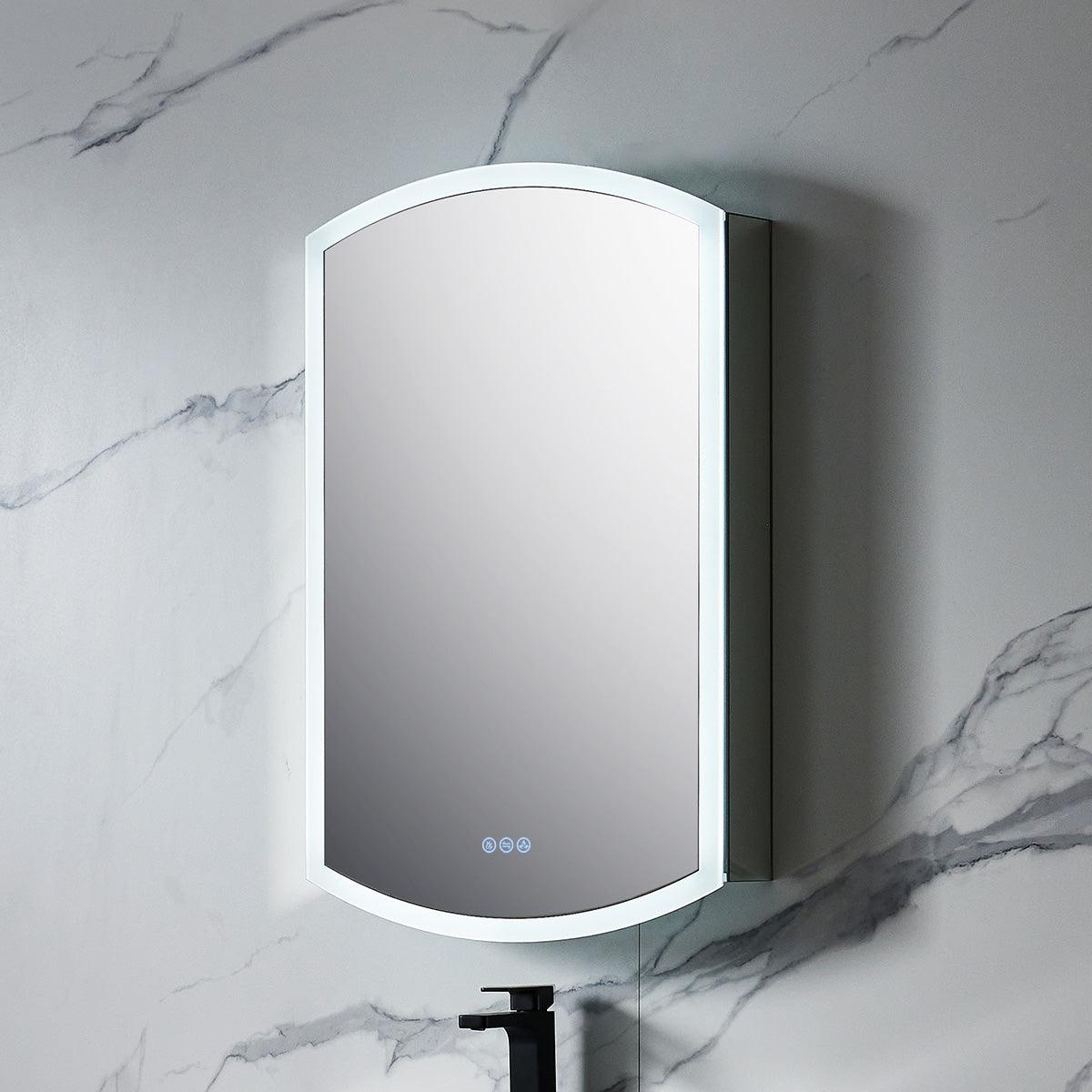 Blossom Castor 24″ LED Medicine Cabinet – Modern Innovation & Sleek Design