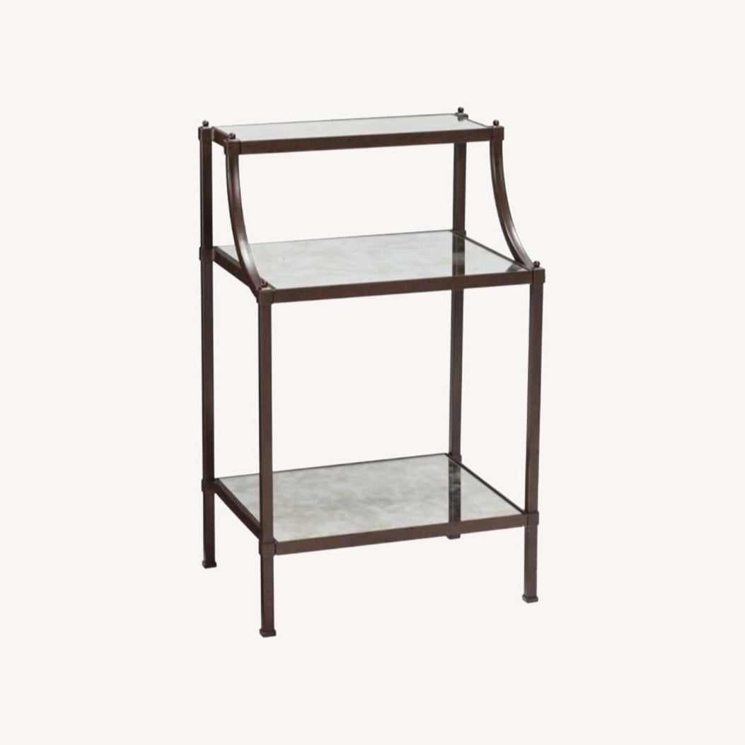 Pottery Barn Etagere 21" Metal Nightstand