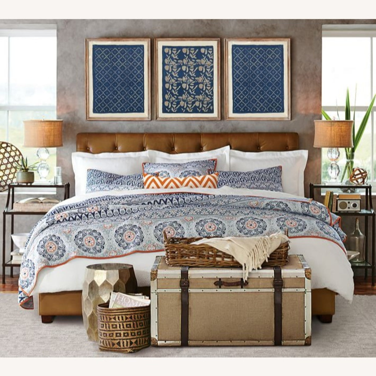 Pottery Barn Etagere 21" Metal Nightstand