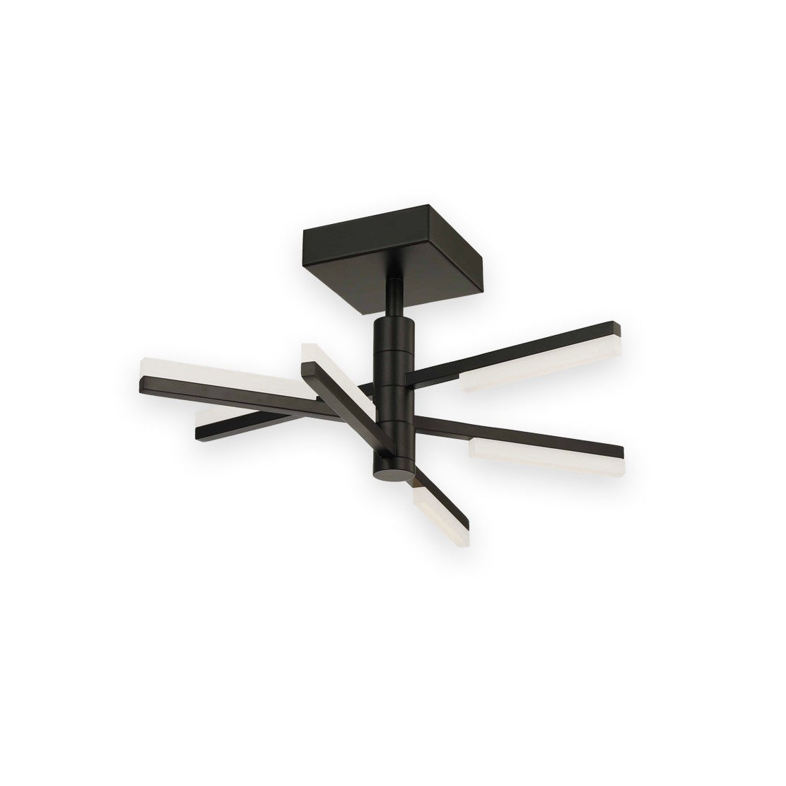 Stix Semi-Flush Mount - Black