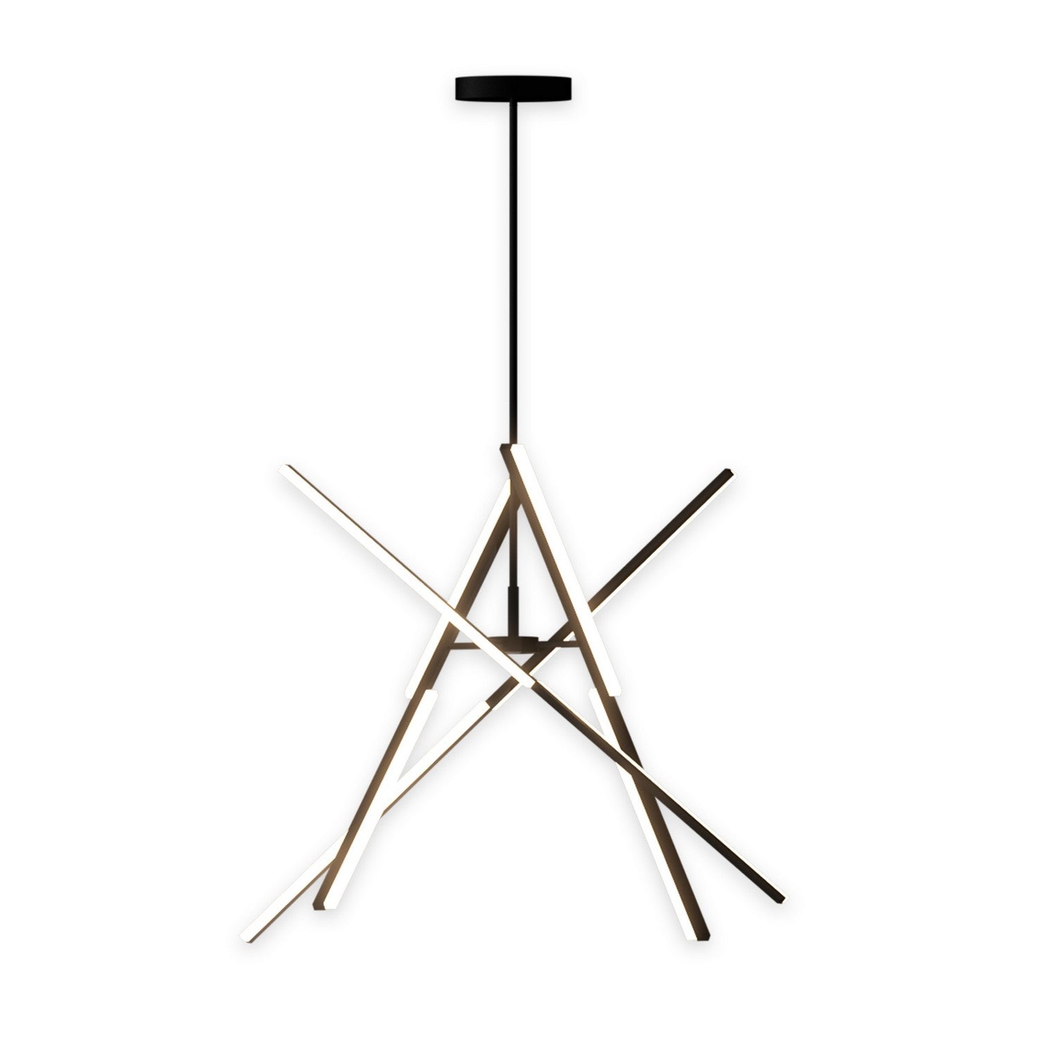 Stix Chandelier - Black / 50.00