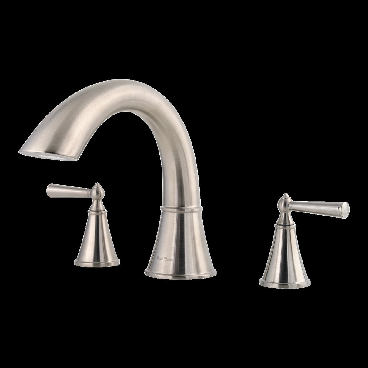 Saxton 2-Handle Complete Roman Tub Trim in Brushed Nickel