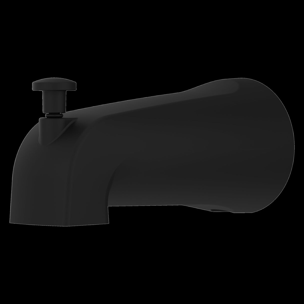 ABS Tub Spout Job Pack Quantity of 12 in Matte Black