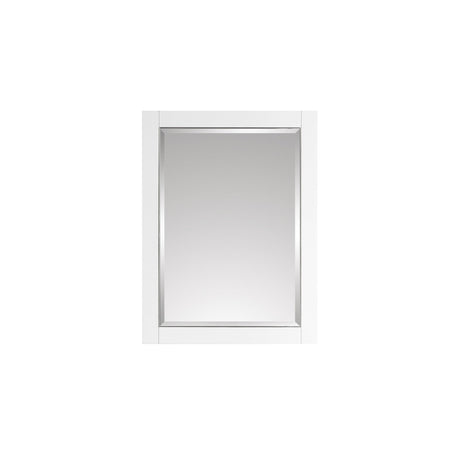 Avanity 22 in. Mirror Cabinet for Allie / Austen in White with Silver Trim