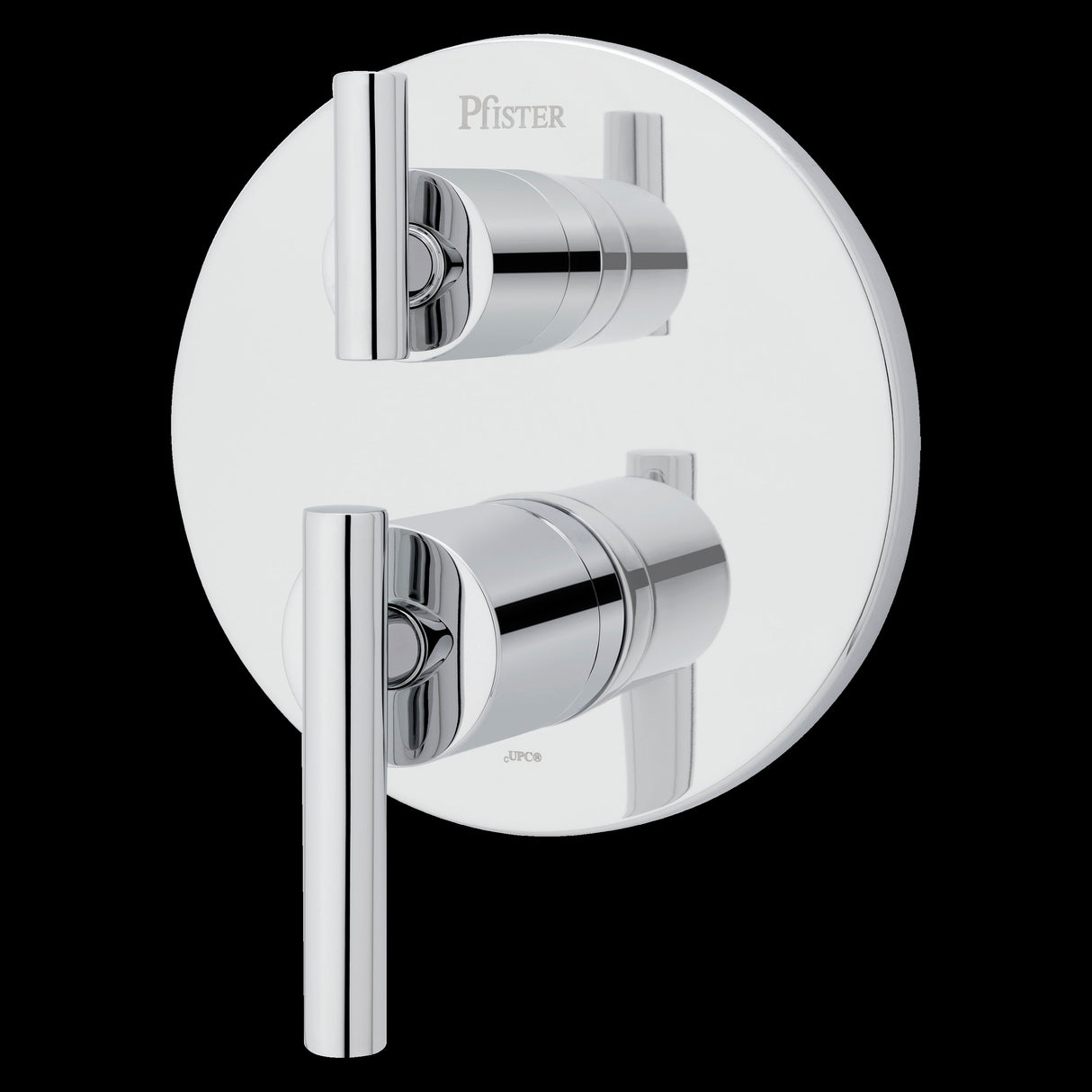 Contempra Stacked Diverter Trim Kit in Polished Chrome