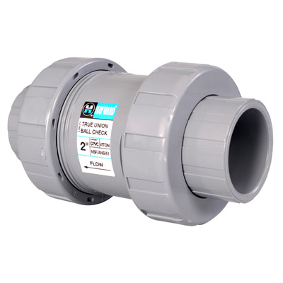 3" Socket TC Series CPVC True Union Ball Check Valve TC2300S