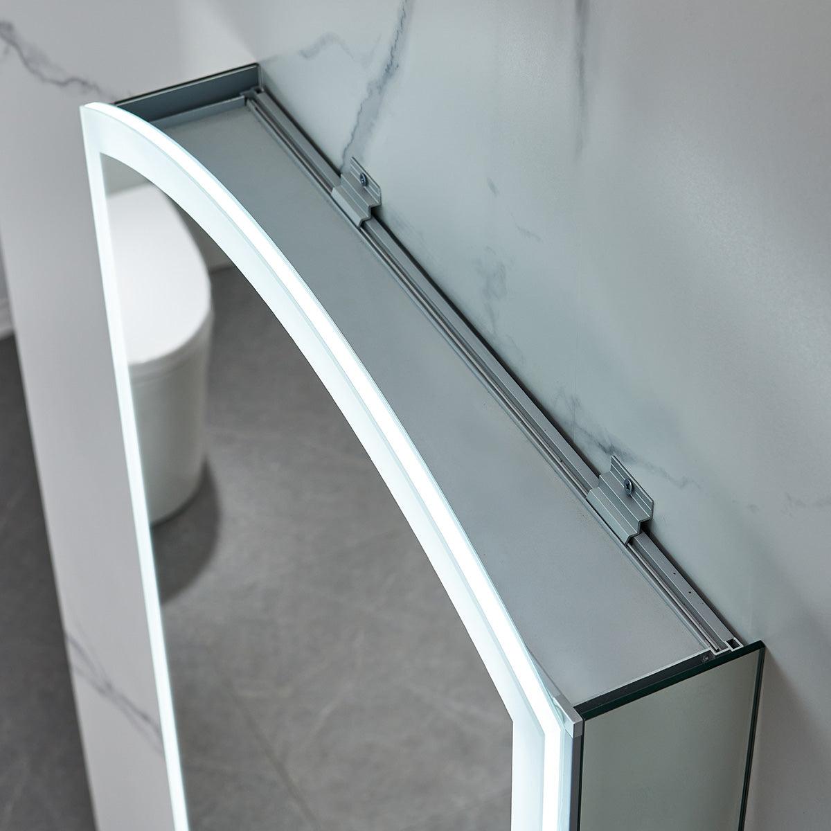 Blossom Castor 24″ LED Medicine Cabinet – Modern Innovation & Sleek Design