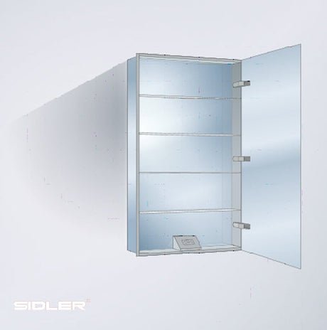 Sidler 10.19404.001 Modello Medicine Cabinet 19"