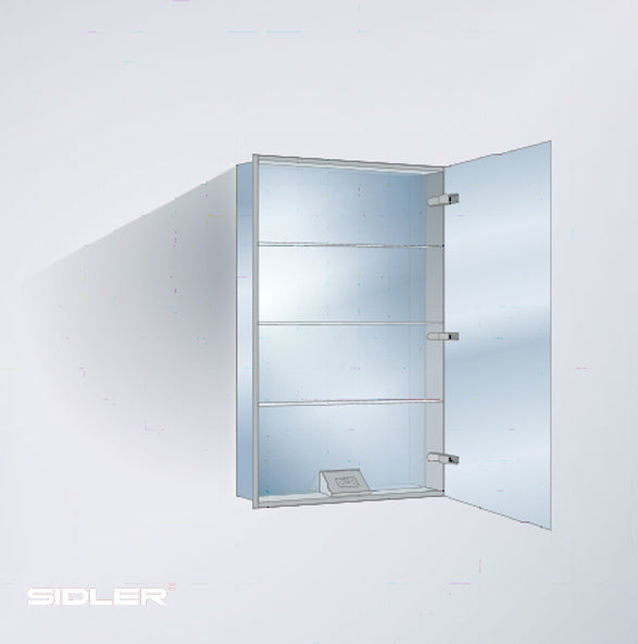 Sidler 10.19316.001 Modello Medicine Cabinet 19"