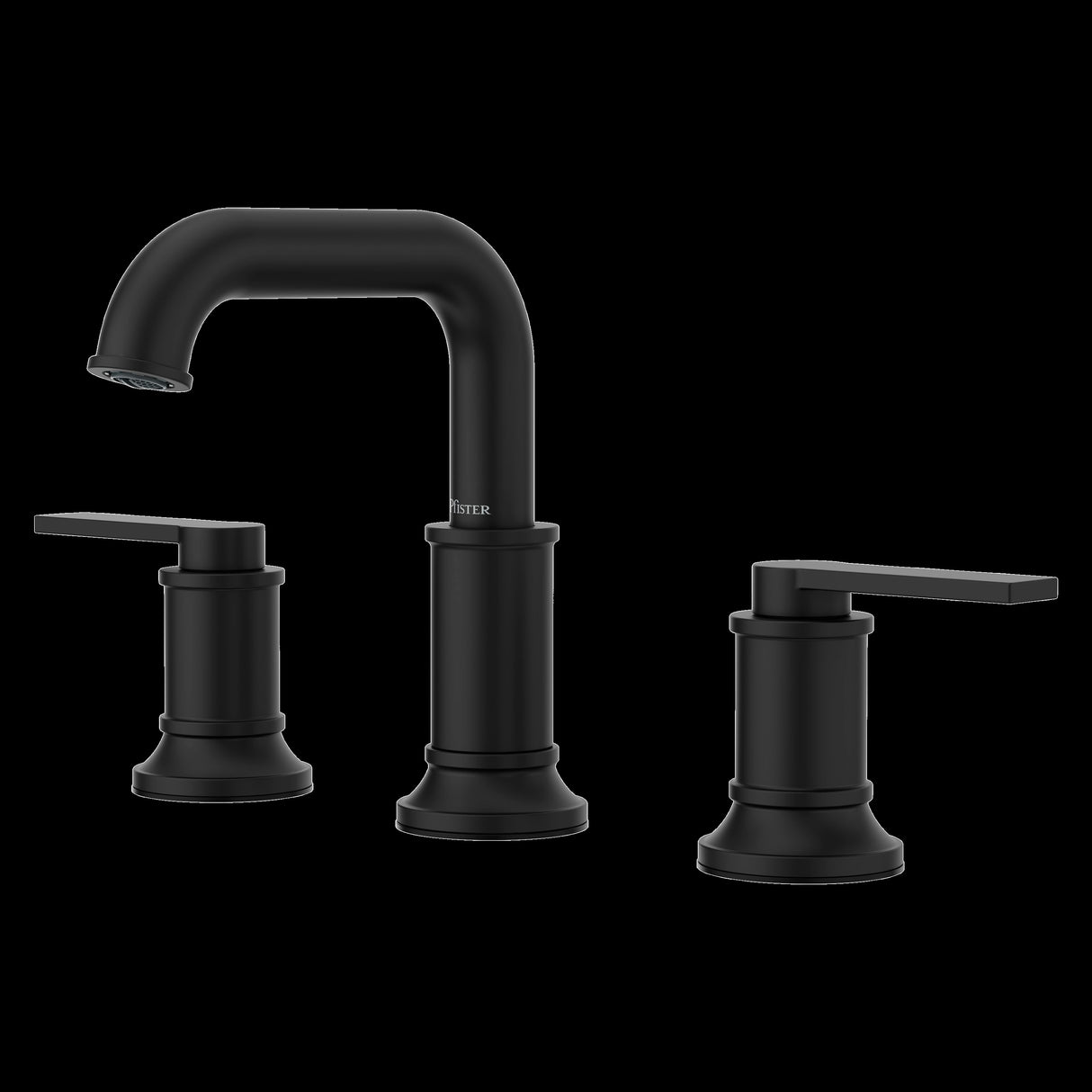 Colfax 2-Handle 8" Widespread Bathroom Faucet in Matte Black